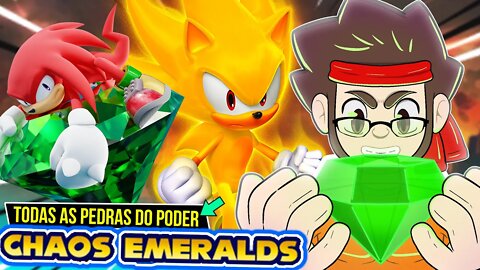 Todas as ESMERALDAS e PODERES no UNIVERSO SONIC | Super Sonic