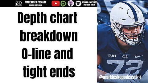 O-line and tight end room breakdown || Mark Lesko Podcast #collegefootball #nfl