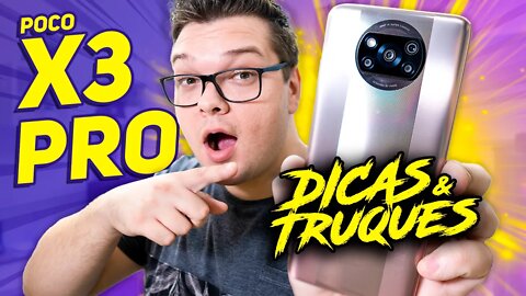 Poco X3 PRO e as TOP 10 Dicas & Truques pra deixar ele ainda mais INCRIVEL! VOCÊ NÃO PODE PERDER!