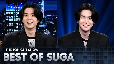 The best of BTS SUGA on the tonight show