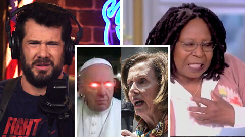 Whoopi Cries After Church BANS Pelosi From Communion! | Louder With Crowder