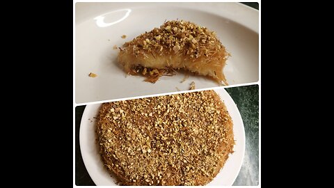 Arabic creamy kunafa