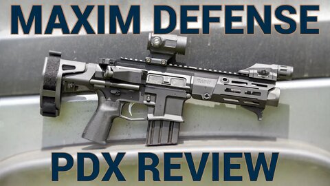 Maxim Defense: Tiny But Mighty PDX AR Pistol