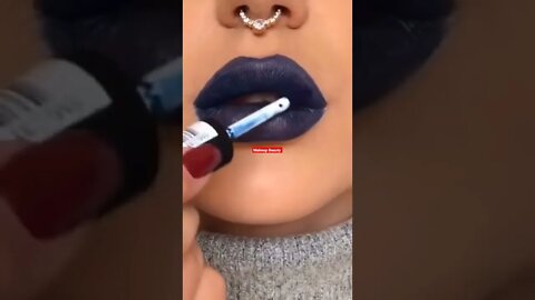 #makeuptutorial #makeup #lips Blue Lips