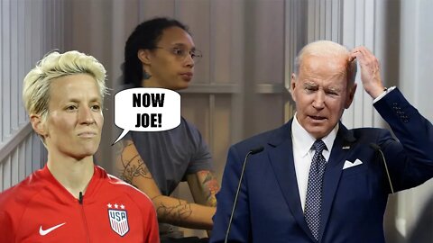 WOKE Megan Rapinoe reportedly HAMMERED Joe Biden on the phone to do more to save Brittney Griner!