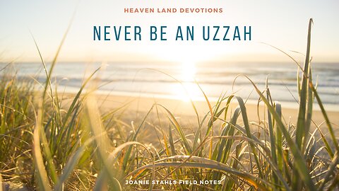 Heaven Land Devotions - Never Be An Uzzah