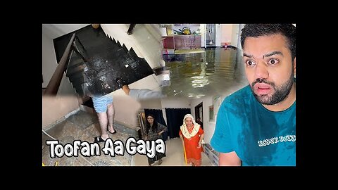 Poore Ghar Me Baarish Ka Paani Aa Gaya 😱 | Sab Kuch Geela Ho Gaya 😭