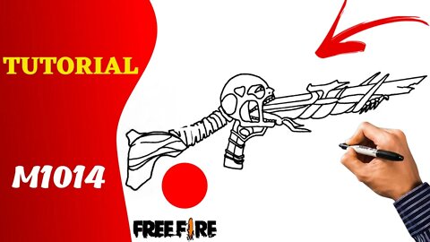 Como Desenhar M1014 Attack on Titan | Free Fire