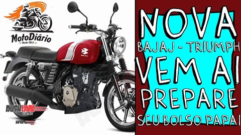 Prepare seu bolso, NOVA Bajaj -TRIUMPH será lançada em NOVEMBRO e tem grandes CHANCES no BRASIL