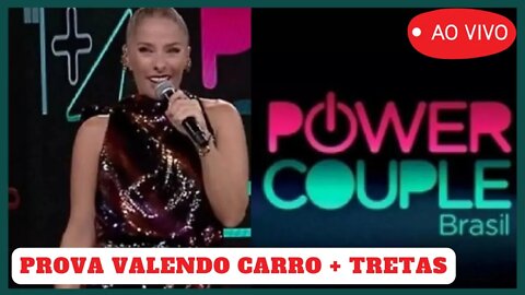 Power Couple Ao Vivo: Prova Importante Valendo Carro; Eliza e Hadballa é o Casal Power Da Semana!