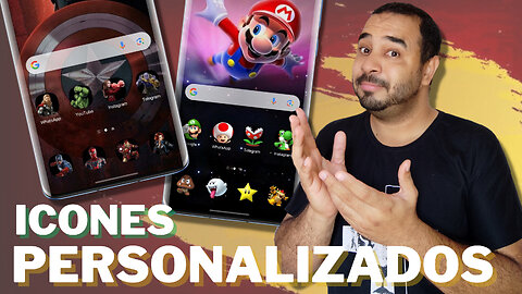 🔥NOVIDADE | Como CRIAR ÍCONES com seus PERSONAGENS FAVORITOS - SEM USAR LAUNCHER