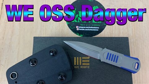 WE OSS Dagger review & Civivi Kiri Neck knife comparison !