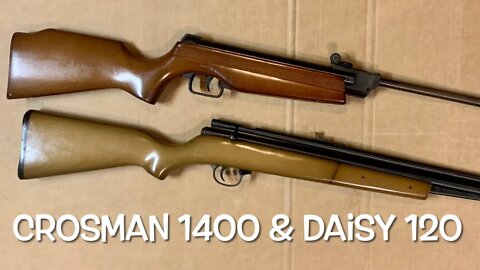 #BBGUNCHALLENGE Crosman 1400 & Daisy model 120 First look out in the cave also the firestar is fixed