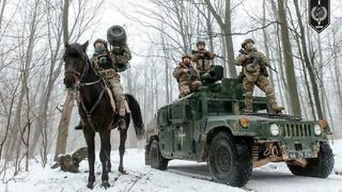 Ukrainian cavalry: Azov-Nazi assault unit on horses