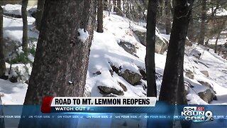 Mount Lemmon Highway reopens to vehicles with 4WD, chains