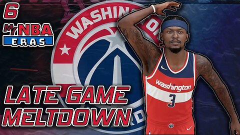 MONUMENTAL CHOKE JOB?! | NBA 2K23 Gameplay | Wizards MyNBA Eras Ep. 6 (January @ Bucks)