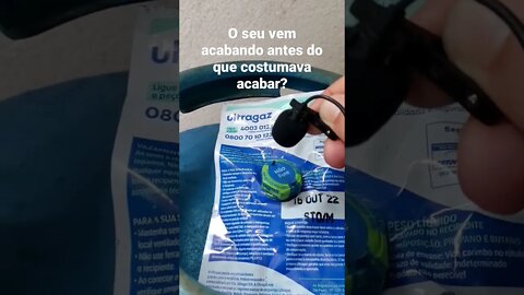 Botijão vazando ainda com lacre, será que tem 26 ou 27kg? Acompanhe nos próximos shorts!!