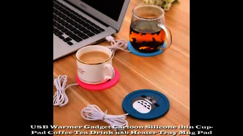 #Shorts: USB Warmer Gadget Cartoon Silicone thin Cup-Pad Coffee Tea Drink usb Heater Tray Mug Pad .