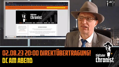 02.08.23 20:00 Direktübertragung! DC am Abend