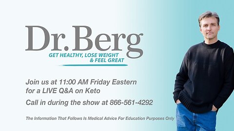 Join Dr. Berg and Karen Berg for a Q&A on Keto