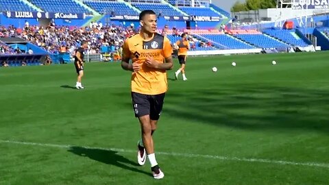 Mason Greenwood trains with Getafe FC for the first time