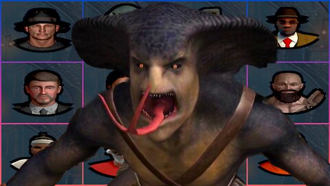 SNAKE Smashes ALL Soul Eyes Demon: Remake Eyes Characters! 🤕 New Monster Jumpscares Horror game