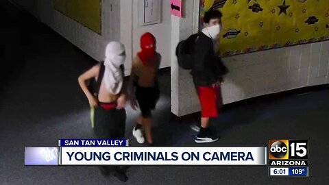 Three young suspects sought for stealing laptops from San Tan Valley school