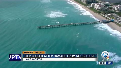 Lake Worth, Juno Beach piers still closed because of strong surf