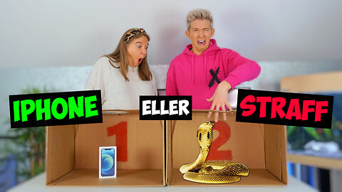 Vinn iPhone 12 eller straff - what s in the box challenge