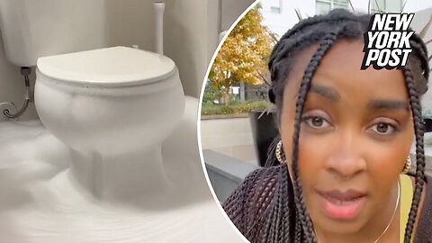 Mystery as toilet inundates woman's apartment with foam