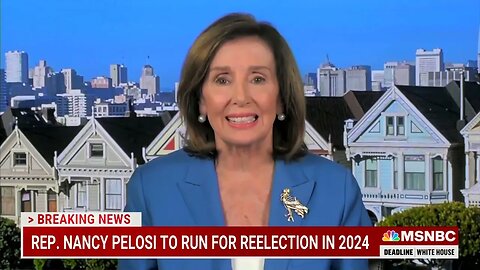 Nancy Pelosi Calls Biden A "Visionary" Even As Vast Majority Of Americans Say He's A Failure