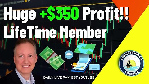 Huge $350 Profit Lifetime Member Stock Market