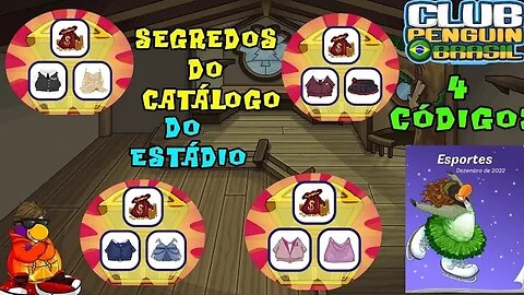 [Repostado] 4 Códigos Janeiro + Todos Os Segredos Do Catálogo De Esportes 2023 - Club Penguin Brasil