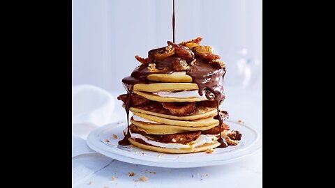 Nutella Mini Pancake Stack!!!