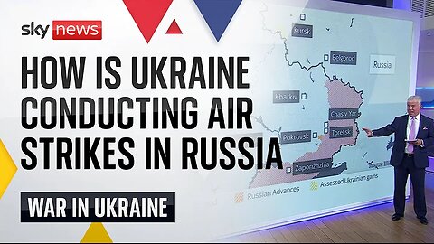 How is Ukraine able to conduct long-range strikes into Russia?