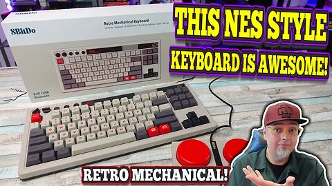 The 8Bitdo Retro Mechanical Keyboard Is NO JOKE!