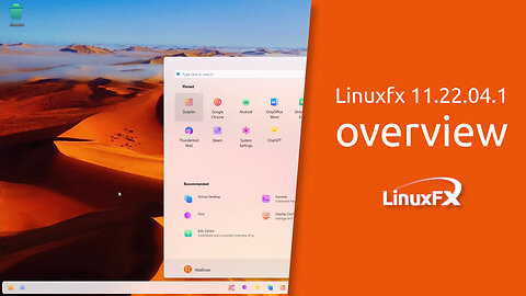 Linuxfx 11.22.04.1 overview | Fast, stable and safe