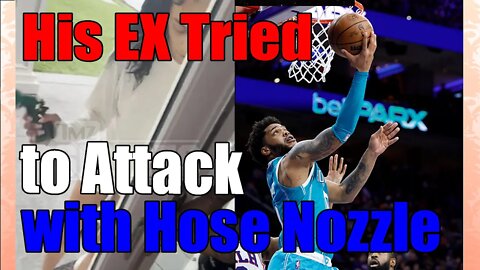 Raw Vide OF NBA'S MILES BRIDGES🏀 EX Tries To Break in with a Garden Hose Nozzle Reaction