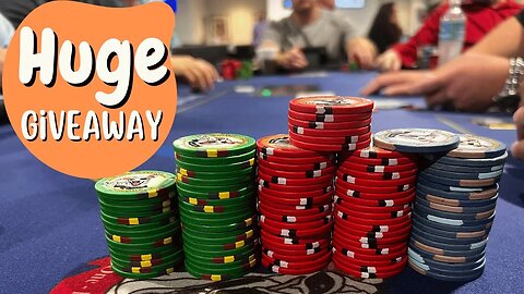 Huge Giveaway!!!! - Kyle Fischl Poker Vlog Ep 156