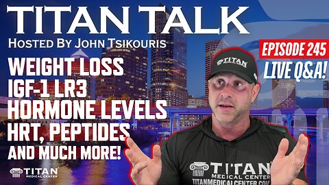 Titan Talk with John Tsikouris | Live Q&A! | Fitness, Peptides & More!