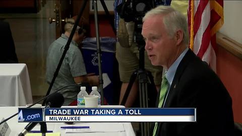 Sen. Ron Johnson talks tariffs with Wisconsin business owners