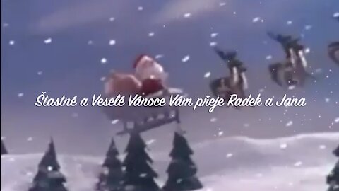 Přání k Vánocům - Radek a Jana