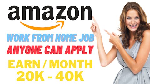 Amazon Jobs From Home No Fees APPLY NOW amazon work From Home Jobs Data Entry Jobs