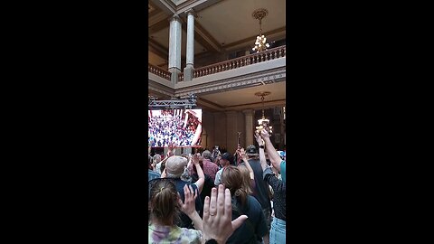 Sean Feucht - Indy Statehouse Rotunda - May 7, 2023