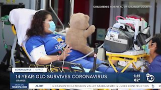 Teen COVID-19 survivor finally released after 2 months in hospital