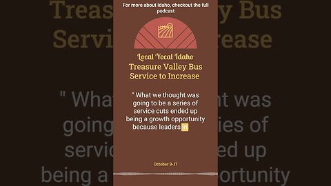 Treasure Valley Bus Service to Increase by 14%