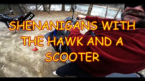 [E5] Hawk 250 Shenanigans with a scooter