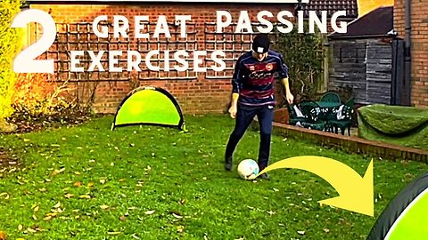 How To Improve Your Passing & Receiving | 2 Great Exercises You Can Do At Home