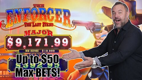 The Enforcer - Up To $50/Spin! - Jackpot Hand Pay!