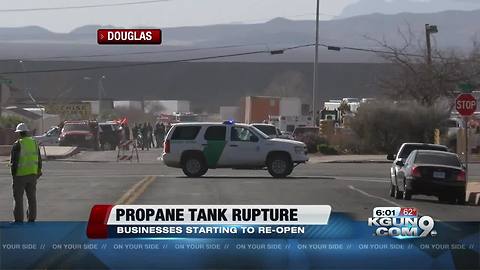 Propane tank rupture leads to Douglas evacuations